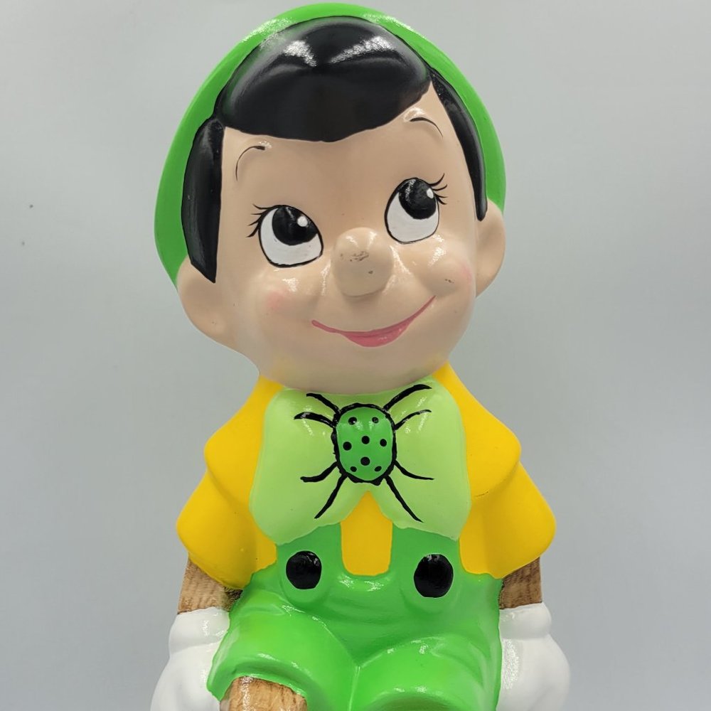 Vintage Pinocchio Walt Disney Mold Figurine Ceramic Garden Statue